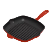 Сковорода-гриль MAUNFELD DEVON MGP27CE16R из эмалированного чугуна, 27х27 см