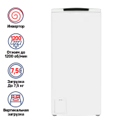 Стиральная машина с вертикальной загрузкой MAUNFELD MFWM128WH