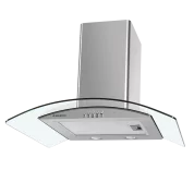 Кухонная вытяжка MAUNFELD Ancona PlusA 50 нержавеющая сталь\прозрачное стекло
