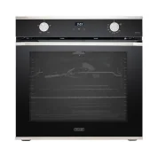 Газовый духовой шкаф NSFG 11 XL RUS, 60 см, черный, конвекция, гриль, хромированные направляющие; эмаль легкой очистки