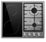 Комбинированная варочная панель MAUNFELD EEHS.642VC.3CS/KG