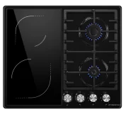 Комбинированная варочная панель MAUNFELD EEHE.642VC.3CB/KG