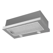 Кухонная вытяжка MAUNFELD VSQ 60 нержавеющая сталь/белое стекло