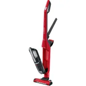 Вертикальный беспроводной пылесос Bosch, сухая уборка, циклоническая система, 3 насадки, 600 Вт, красный
