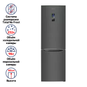 Холодильник-морозильник MAUNFELD MFF187NF