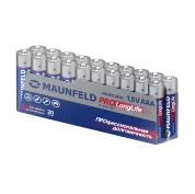 Батарейки MAUNFELD PRO Long Life Alkaline ААА(LR03) MBLR03-PB20, упаковка 20 шт.