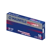Батарейки MAUNFELD PRO Long Life Alkaline AA (LR6) MBLR6-PB10, упаковка 10 шт.