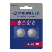 Батарейки MAUNFELD Lithium CR2032 MBCR2032-BL2, блистер 2 шт.