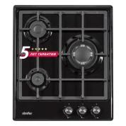 Газовая варочная поверхность Simfer H45V31B516 (газ контроль, WOK конфорка)
