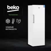 Морозильная камера Beko FNKW290T21W, система охлаждения No Frost, электронная система управления, технология FreezerGuard, белая
