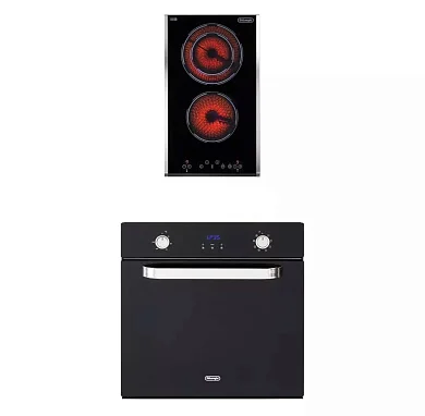 Комплект встраиваемой бытовой техники DeLonghi E499E061, варочная панель и духовой шкаф