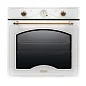 Многофункциональный электрический духовой шкаф DeLonghi CM 9L W RUS, 60 см, белый, ретро, 9 режимов работы, Booster