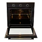 Встраиваемый электрический духовой шкаф CARINO CB6EB16011 60 см, 7 режимов, 80л, конвекция, хром направляющие