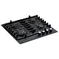 Газовая варочная поверхность Simfer H60H41G570 (газ-контроль, WOK конфорка, чугунные решетки, серое стекло)