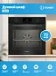 Духовой шкаф Indesit 72 литра, 12 режимов, гриль, конвекция, черный