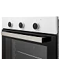 Встраиваемый электрический духовой шкаф CARINO CB6EW56070 60 см, 80л, конвекция, двойное стекло, белый