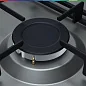 Газовая варочная поверхность Bosch PBP6C5B62Q, нержавеющая сталь, 4 конф., газ-контроль, решетки-чугун, серебристый