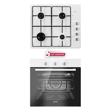 Комплект встраиваемой бытовой техники Simfer S66W411, варочная панель и встраиваемая электрическая духовка