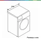 Стиральная машина Bosch WGA254X0ME, 10 кг, инверторный двигатель, A+++
