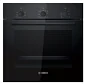 Встраиваемый электрический духовой шкаф Bosch, 59.5 см, 71л, гриль, конвекция, гидролитическая очистка