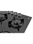 Газовая варочная панель CARINO CH60K40S111 60 см, закаленное стекло, автоматический розжиг