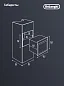 Комплект бытовой техники DeLonghi FR735El1B0P (Духовой шкаф DEO 735 NB FRANCA и Варочная панель ELETTRA 1B0P CR)