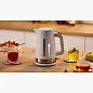 Чайник электрический Bosch TWK4M221, белый, 1.7 л, закрытая спираль, 2400 Вт