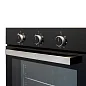 Встраиваемый электрический духовой шкаф CARINO CB6EB16011 60 см, 7 режимов, 80л, конвекция, хром направляющие