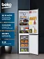 Холодильник Beko 300 л, двухконтурная система No Frost, перевешиваемые дверцы, режим отпуск, серый