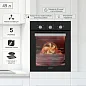 Электрический духовой шкаф Simfer B4EB16016, 45см, 5 режимов приготовления, конвекция, таймер.