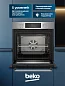 Встраиваемый электрический духовой шкаф Beko 72 л, 6 режимов, конвекция, гриль, тройное стекло, нержавеющая сталь