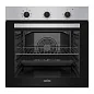 Встраиваемый электрический духовой шкаф CARINO CB6EM14011 60 см, 80л, конвекция, двойное стекло, нержавеющая сталь