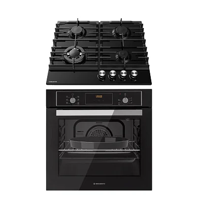 Комплект бытовой техники Delvento V66V41BS01 (духовой шкаф V6EB58001 и варочная панель V60V41B100)