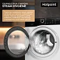 Стиральная машина Hotpoint, 6кг, 16 программ, отсрочка запуска, былый/черный