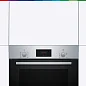 Духовой шкаф Bosch HBF113BR0Q, 66 л, дисплей, гриль, конвекция, серебристый