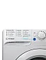Узкая стиральная машина INDESIT 7 кг, 16 программ, инвертор, обработка паром, экспресс стирка 30 мин, 1000 об/мин, белый
