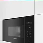 Микроволновая печь встраиваемая Bosch Serie 6, 20 л, 800 Вт, автоматическая разморозка, дисплей, черная