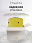 Чемодан на колесах ABS пластик, большой L, желтый DPKP-04-L