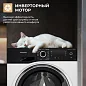 Узкая стиральная машина Hotpoint (6кг) NSD 7239 ZS VE RU, инвертор мотор, 16 программ, обработка паром, быстрая стирка