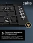 Газовая варочная панель CARINO CH60Q40B401 60 см, автоматический розжиг, эмалированные решетки