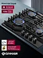 Варочная панель газовая Gressel U60H40S088, WOK, закалённое стекло, автоподжиг, 7500 Вт, чугунные решётки