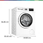 Стиральная машина Bosch WAN24200ME с загрузкой 8кг, инверторный двигатель, отсрочка запуска, дозагрузка белья, белая