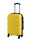KFKSS23-04-XS Чемодан пластиковый желтый KFK размер XS