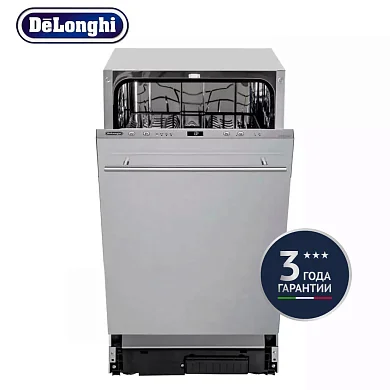 Посудомоечная машина DeLonghi DDW06S Basilia, 9 комплектов, 4 программы