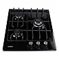 Газовая варочная поверхность Simfer H45V35B571 (решетки LAMA, газ-контроль, WOK-конфорка, черная)