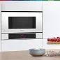 Микроволновая печь встраиваемая Bosch BFL7221W1. 21 л, 900 Вт, автоматическая разморозка, дисплей. белая