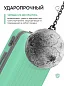 KfK-02-L Чемодан пластиковый бирюзовый L