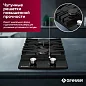 Газовая варочная панель GRESSEL U30V20B001 30 см, эмалированная сталь, автоматический розжиг, газ-контроль, чугунные решетки