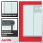 Электронные напольные весы Aprilla ABS-1033W с индикатором температуры и батареи, закаленное стекло