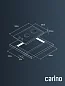 Газовая варочная панель CARINO CH30V20W420 30 см, нержавеющая сталь, автоматический розжиг